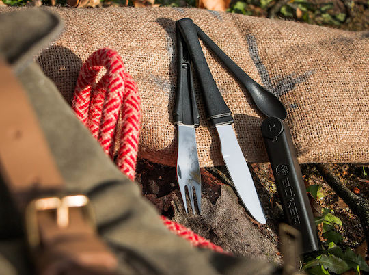 Boker Snac Pac Μαχαιροπίρουνo για Camping Σετ Κουταλο-μαχαιροπίρουνο