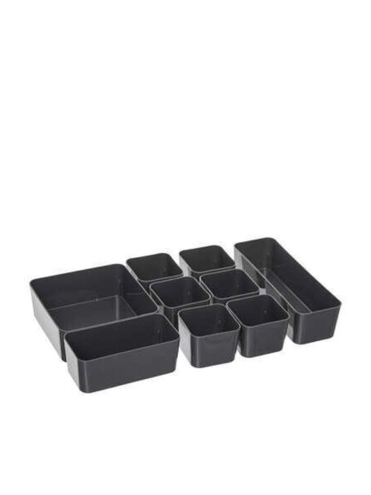 Plastic Storage Box with Lid Transparent 22.5x35.5x10cm 1pcs