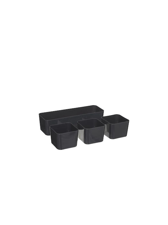 Plastic Storage Box with Lid Transparent 15.5x22.22x7.1cm 1pcs