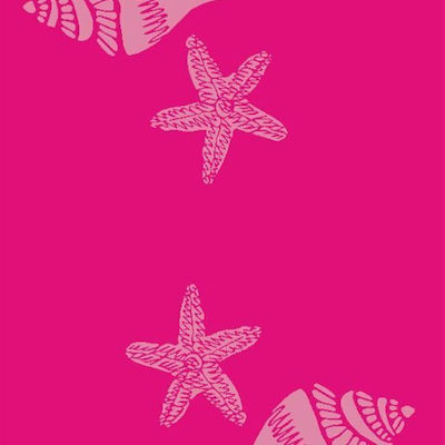 Dimcol Beach Towel Cotton Pink 165x87cm.