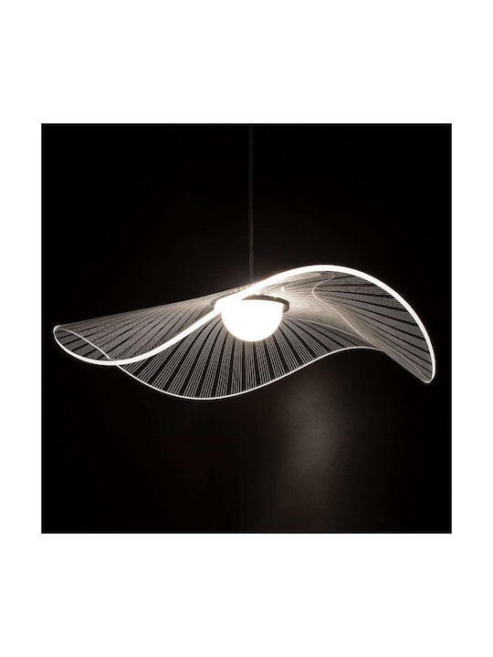 GloboStar Acrylica Pendant Light Black 66x66cm