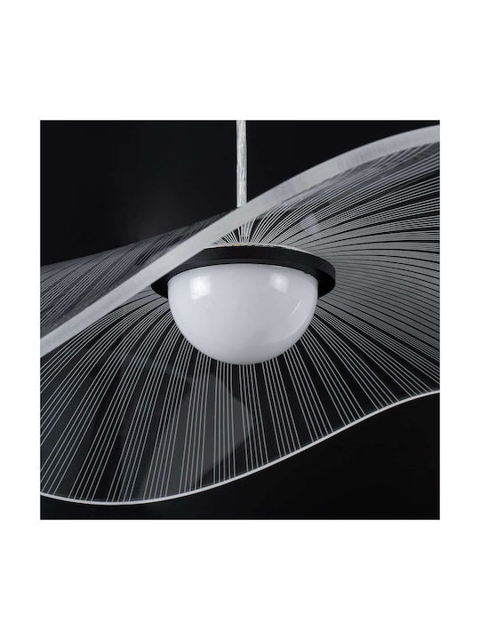 GloboStar Acrylica Pendant Light Black 66x66cm