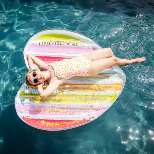 Swim Essentials Inflatable Sea Mattress with Glitter 150x100cm