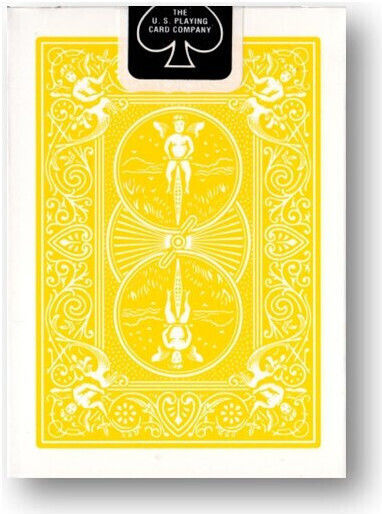 Bicycle Plasticized Card Deck Yellow