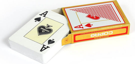 Cartamundi Texas Hold'Em Τράπουλα Πλαστικοποιημένη για Poker Κόκκινη