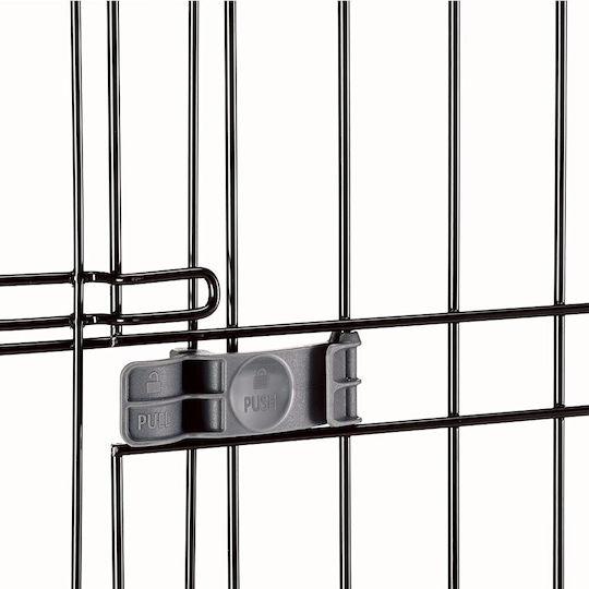 Ferplast Superior 105 Wire Dog Cage Medium Black 107x77x73.5cm