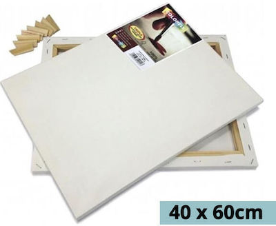 Colorfix Leinwand auf Keilrahmen Weiß Rechteckig mit Keilrahmen 40x60cm 380gr/m²