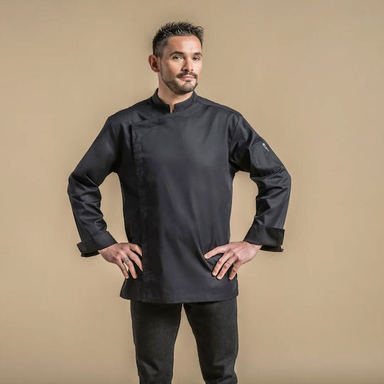 Clement Design Mantel Koch Herren Weiß mit Langärmelig Firenze