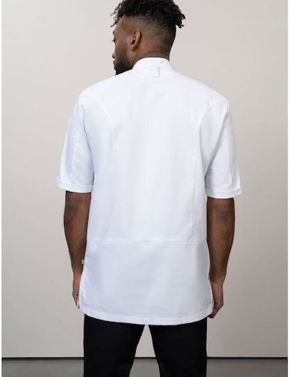 Le Nouveau Chef Coat Chef White with Short Sleeve Melvin