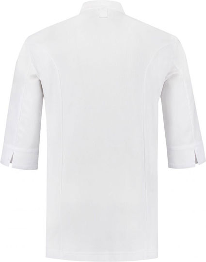 Le Nouveau Chef Coat Chef White with 3/4 Sleeve Fabian