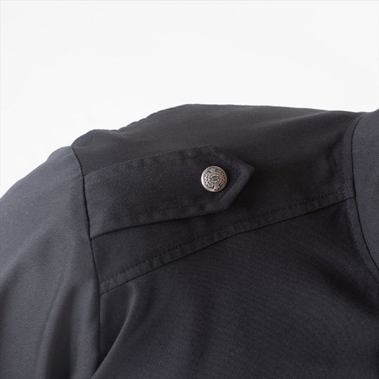 Giblor's Mantel Koch Unisex Schwarz mit Langärmelig