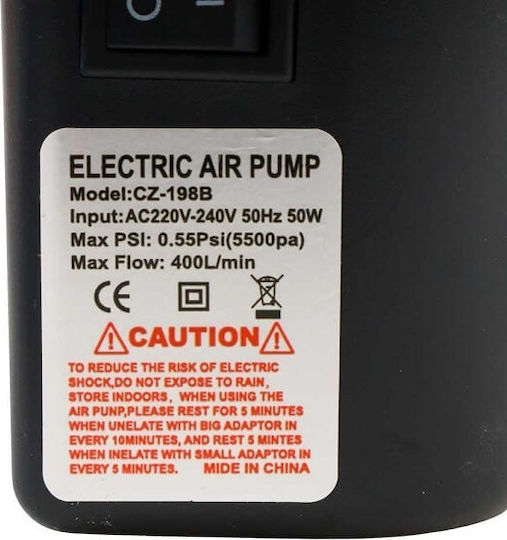 Campus Elektrische Pumpe für Aufblasbare 220V
