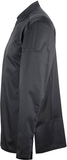 Clement Design Coat Chef Unisex Black with Long Sleeve Extase