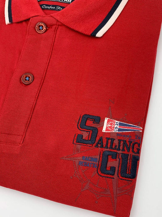 NORTH STAR - POLO PIQUE SHIRT PL-53 North Star - RED