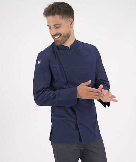 Le Nouveau Chef Coat Chef Blue with Long Sleeve Dave