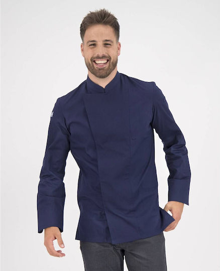 Le Nouveau Chef Coat Chef Blue with Long Sleeve Dave