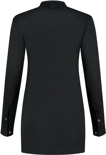Le Nouveau Chef Mantel Koch Damen Schwarz mit Langärmelig Jolie