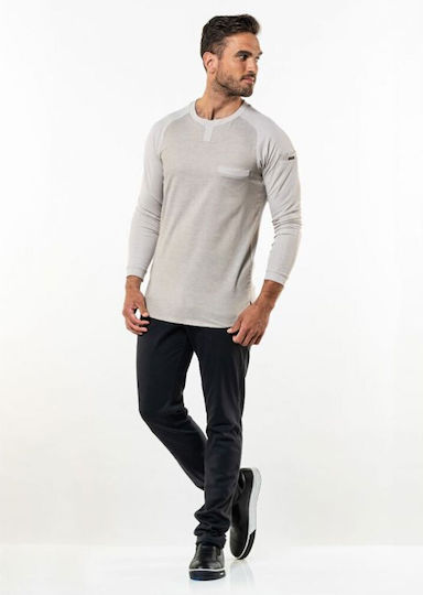 Chaud Devant Coat Chef Beige with Long Sleeve Valente UFX