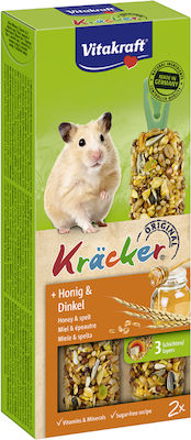 Vitakraft Kracker Duo Treat with Honey for Hamster 112gr