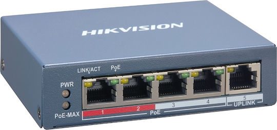 Hikvision DS-3E1105P-EI Switch Συστημάτων CCTV