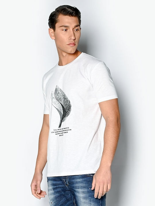 Brokers Jeans Men's Short Sleeve T-shirt White