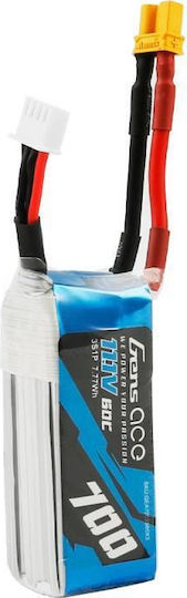 Gens Ace Ace Classic Baterie Li-Po 11.1V 700mAh 30C 3S XT60 pentru Vehicul RC