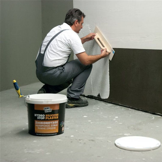 Durostick Σοβάς Plaster Fillers Hydrostop Silicone Plaster Fine 1,5mm White ΚΣΑΠΛ1525 25kg