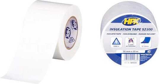 HPX Insulation Tape 50mm x 20m 52300 White White