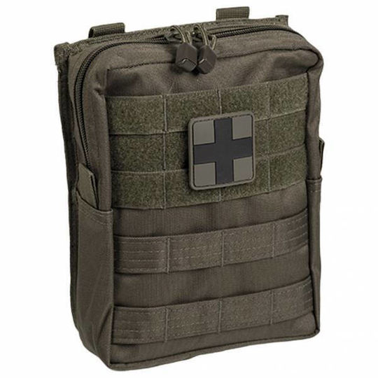 Mil-Tec First Aid Leina Pro Large - Olive Survival Case with Gauzes & Scissors