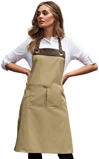 Premier Ποδιά Barista / Bartender Ολόσωμη Premier PR123 Χακί