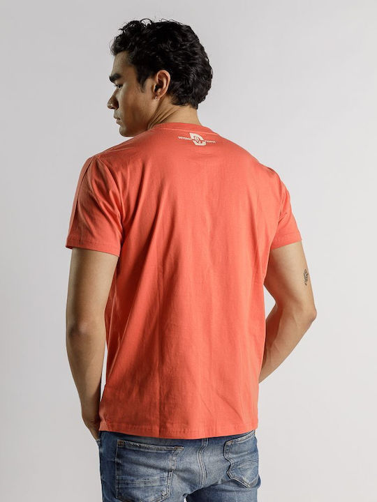 Devergo Herren T-Shirt Kurzarm Orange