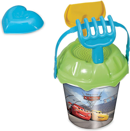 John Disney Cars Σετ Κουβαδάκι Παραλίας με Αξεσουάρ από Πλαστικό