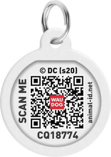 WauDog Superman Vintage Dog ID Circular Smart ID Metal (Μiscellaneous Designs)