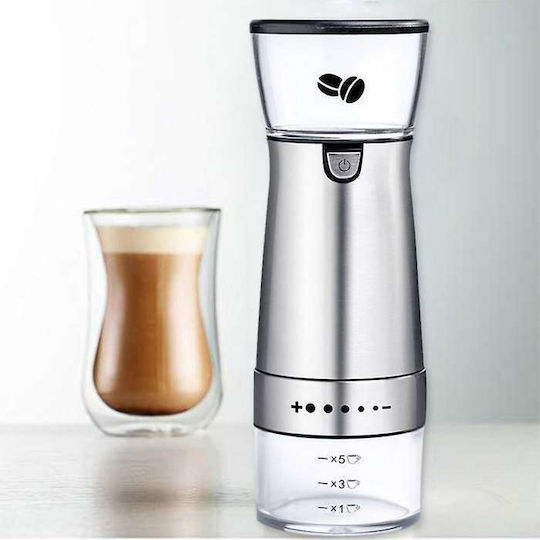 Belogia Râșniță electrică pentru cafea cu capacitate de boabe 60gr Argintiu