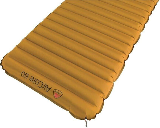 Robens Aircore 60 Μονό Υπόστρωμα Camping 185x55cm Πάχους 6cm Κίτρινο