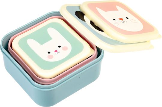 Rex London Plastic Kids' Lunch Set Multicolour