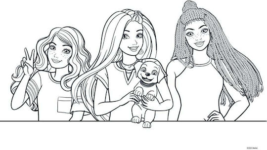 Diakakis Drawing Pad Barbie 1pcs