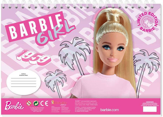 Diakakis Drawing Pad Barbie 1pcs
