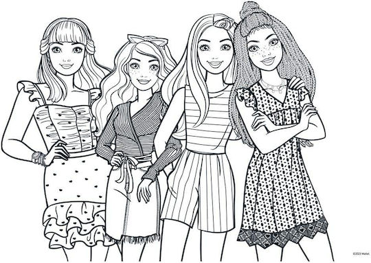 Diakakis Drawing Pad Barbie 1pcs