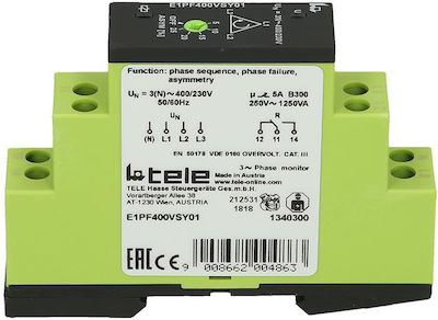 Tele Three-phase Voltage Monitor E1PF400VS01