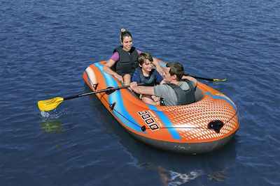 Bestway Kondor Elite 3000 Φουσκωτή Βάρκα 3 Ατόμων με Κουπιά & Τρόμπα 246x122εκ.