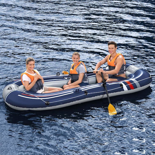 Bestway Hydro-Force Treck X3 Inflatable Boat 3 People Blue 255x127cm