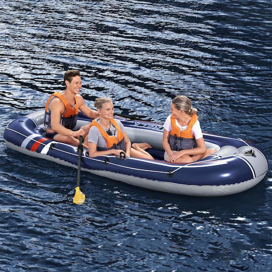 Bestway Hydro-Force Treck X3 Inflatable Boat 3 People Blue 255x127cm