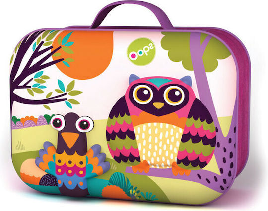 Oops Owl Σχολικό Ισοθερμικό Τσαντάκι Φαγητού Ώμου Λιλά 24x10x19cm