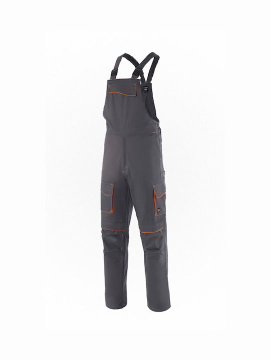 Axon Top Work Coveralls Dungarees Cotton Gray