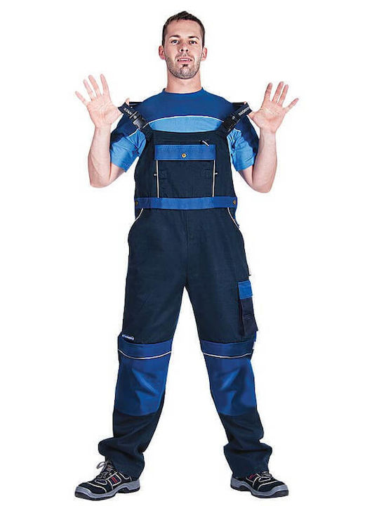 Stenso Stanmore Work Coveralls Dungarees Cotton Blue