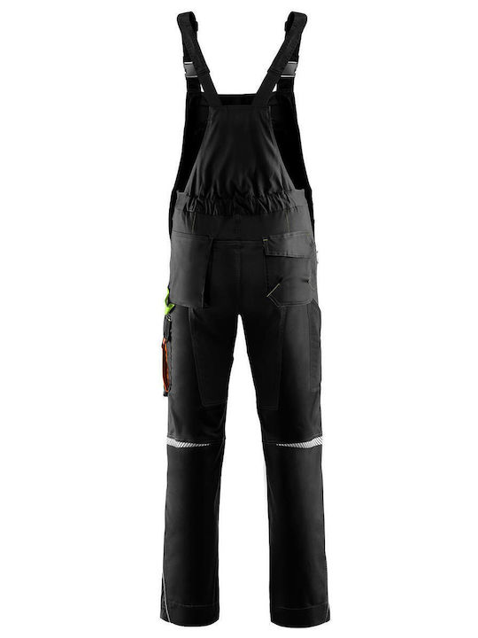 Stenso Prisma Work Coveralls Dungarees Black