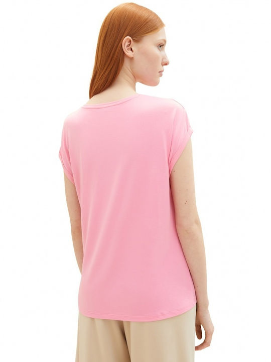 Tom Tailor Women's T-shirt Pink