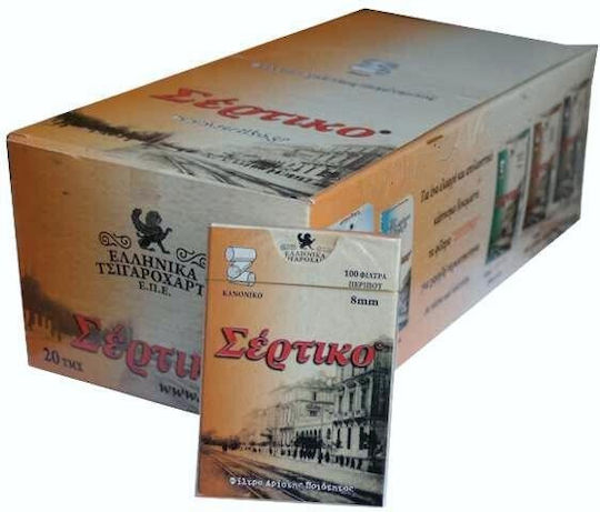 Sertiko Vată pentru țigări Simplu 8mm 100x20buc