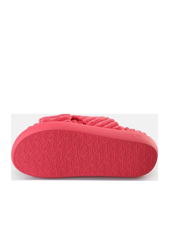 Rey Damen Hausschuhe Fuchsie